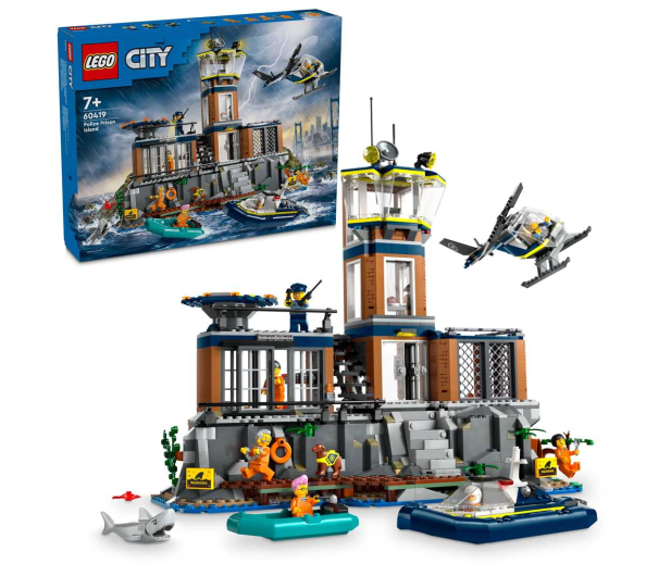 LEGO City 60419 Policja z Więziennej Wyspy - 1203602 - zdjęcie
